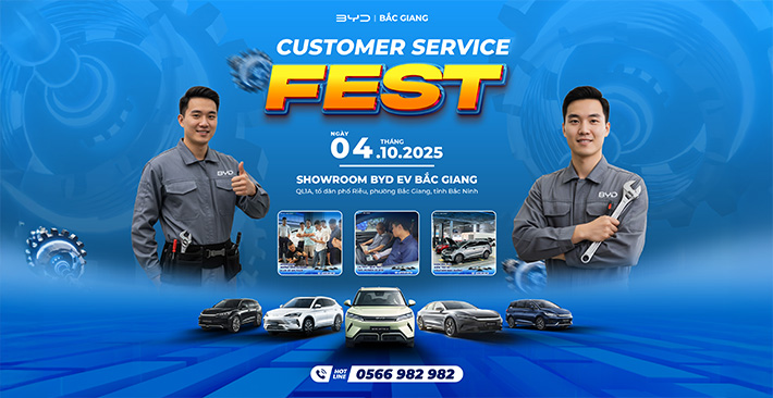 Customer Service Fest – Ngày hội khách hàng BYD Bắc Giang